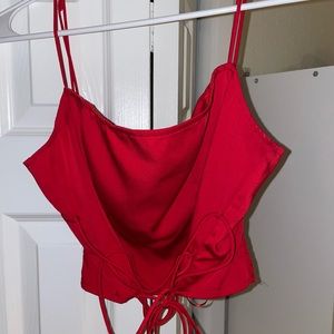 Red top. Great quality and super cute!!!